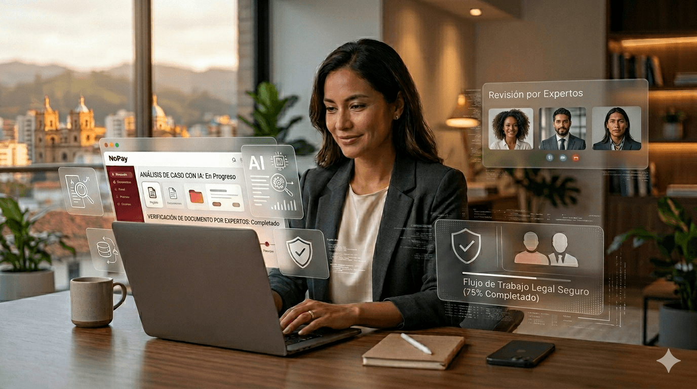 NoPay LegalTech con inteligencia artificial y expertos legales